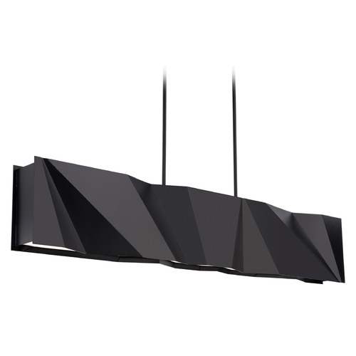 Modern Forms by WAC Lighting Intrasection 56-Inch LED Linear Light in Black by Modern Forms PD-68356-BK