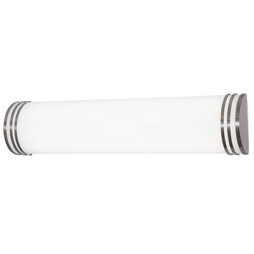 AFX Lighting Afx Lighting Palmer Satin Nickel LED Vertical Bathroom Light PLMV2406LAJUDSN