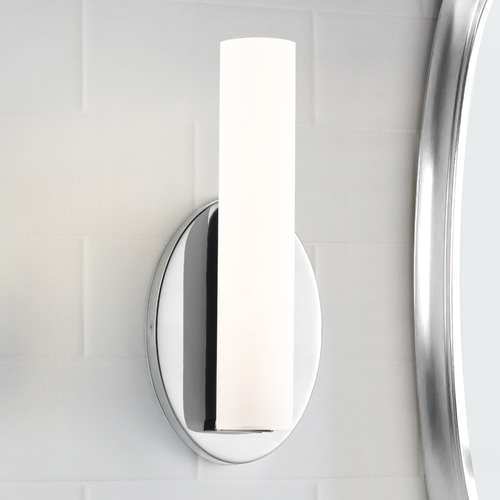 Parallel LED Polished Chrome LED Sconce by Progress Lighting
