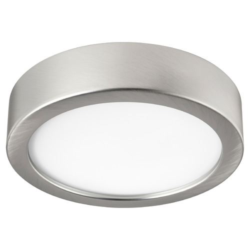 Fleet LED Disk Light Kit in Satin Nickel by Oxygen Lighting