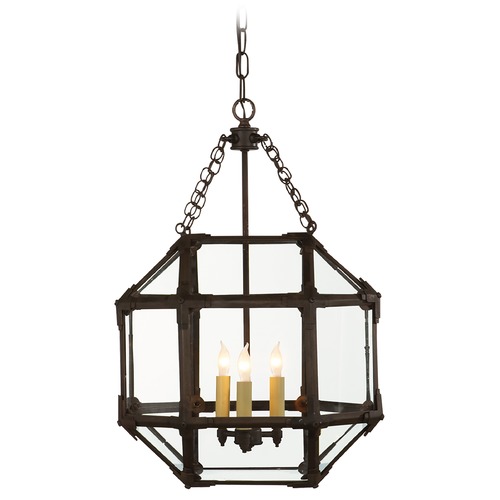 Suzanne Kasler Morris Small Lantern in Antique Zinc by Visual Comfort Signature