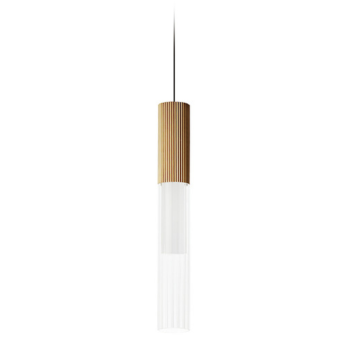 ET2 Lighting Reeds LED Mini Pendant in Gold by ET2 Lighting E11011-144GLD