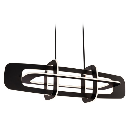 Vesta 50-Inch LED Linear Light in Black by Modern Forms