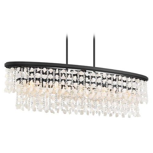 Shimmering Elegance 5-Light Linear Light in Sand Coal by Minka Lavery