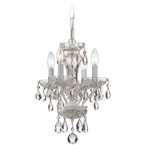 Crystorama Lighting Crystorama Lighting Traditional Crystal Wet White Chandelier 5534-WW-CL-MWP