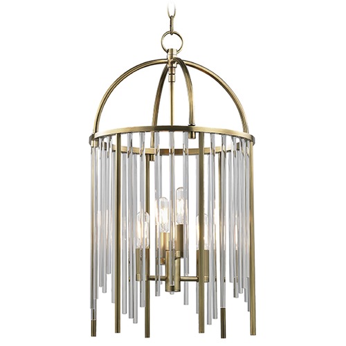 Hudson Valley Lighting Lewis 4-Light Pendant- Aged Brass by Hudson Valley Lighting 2512-AGB