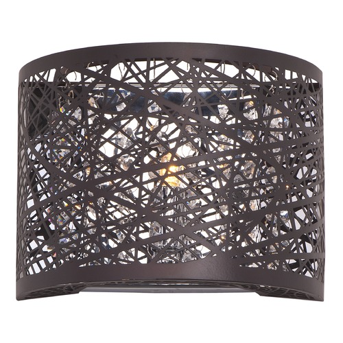 Inca LED Wall Sconce in Bronze by ET2 Lighting