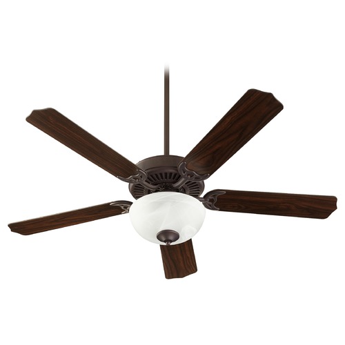 Quorum Lighting Capri Viii Toasted Sienna LED Ceiling Fan with Light by Quorum Lighting 7525-9244