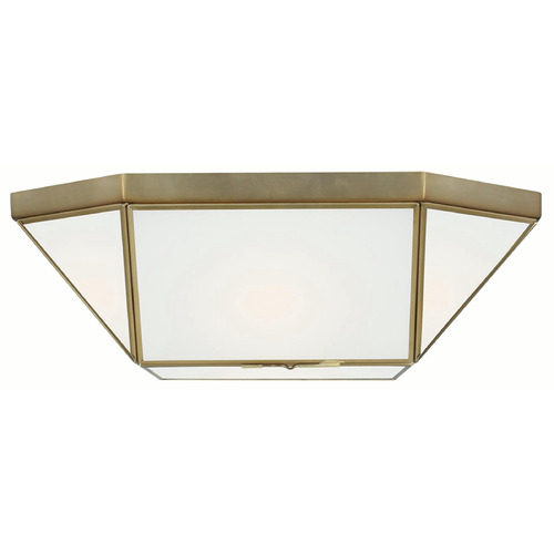 Visual Comfort Studio Collection Visual Comfort Studio Collection Suzanne Kasler Morrison Satin Brass Flushmount Light 7579452-848