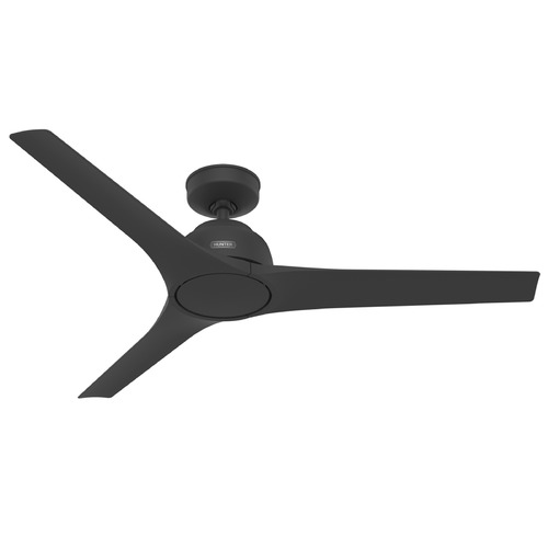Hunter Fan Company Gallegos Matte Black Ceiling Fan Without Light