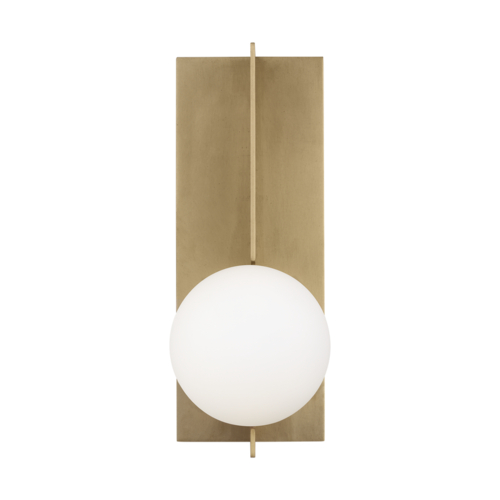 Visual Comfort Modern Collection Visual Comfort Modern Collection Orbel Natural Brass LED Sconce 700WSOBLNB-LED930