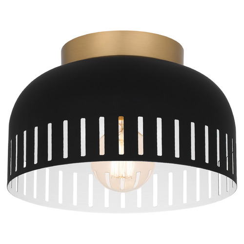Quoizel Lighting Keagan Matte Black Flushmount Light