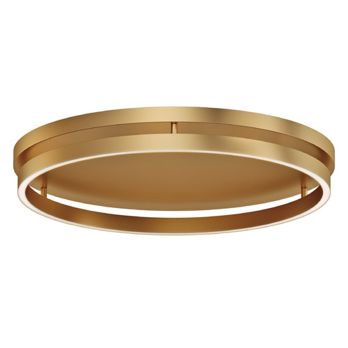 Et2 Groove 5cct Gold LED Flushmount Light