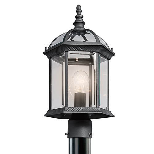 Barrie 18-Inch Post Light in Black by Kichler Lighting