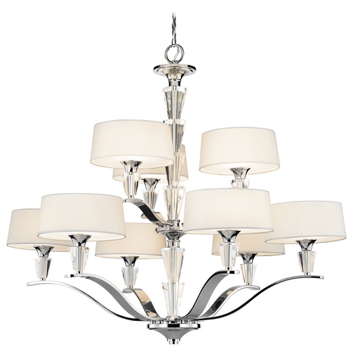 Kichler Lighting Crystal Persuasion 37-Inch Chrome Chandelier by Kichler Lighting 42031CH