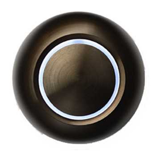 True LED Bronze Doorbell Button with White by Spore Doorbells