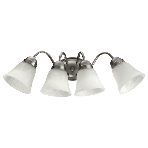 Quorum Lighting Satin Nickel Bathroom Light by Quorum Lighting 5403-4-65