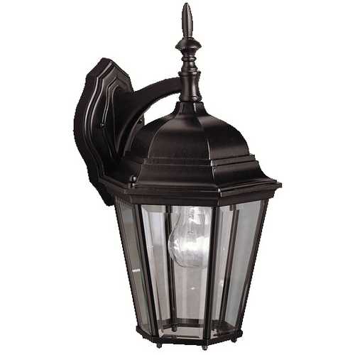 Madison 17-Inch Outdoor Wall Light in Black by Kichler Lighting