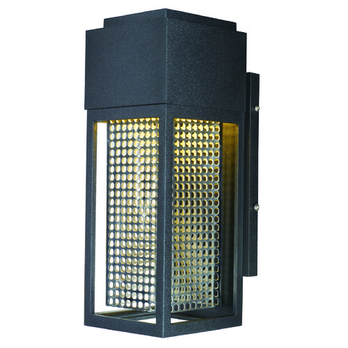 Maxim Lighting Maxim Lighting Townhouse Galaxy Black / Stainless Steel LED Outdoor Wall Light 53597GBKSST