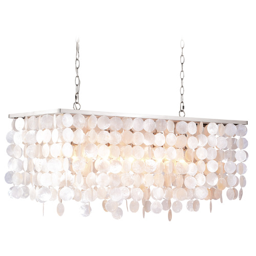 Vaxcel Lighting Elsa Satin Nickel Island Light