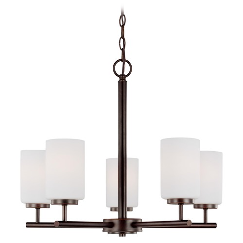 Generation Lighting Oslo Modern 5-Light Bronze Chandelier by Generation Lighting 31161-710