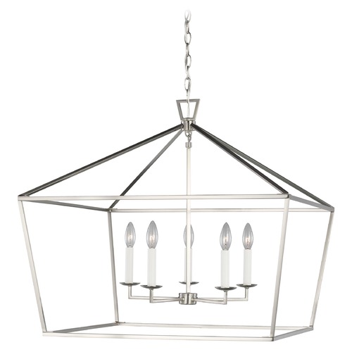 Visual Comfort Studio Collection Visual Comfort Studio Dianna Brushed Nickel LED Pendant Light 5692605EN-962