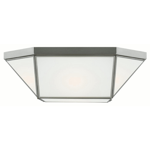 Visual Comfort Studio Collection Suzanne Kasler Morrison Brushed Nickel Flushmount Light