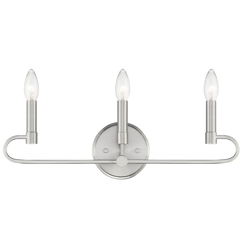 Designers Fountain Summit Brushed Nickel Bathroom Light