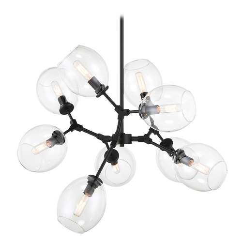 George Kovacs Lighting George Kovacs Nexpo Coal Chandelier P1369-66A