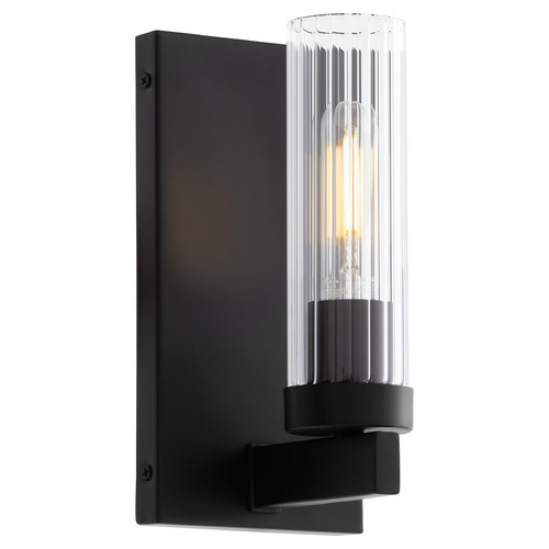 Kilbey Matte Black Sconce by Quorum Lighting