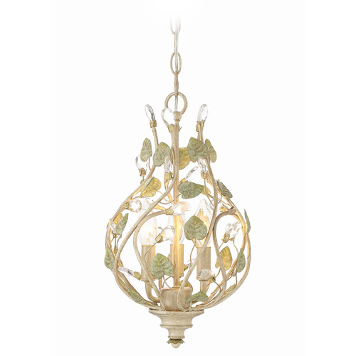 Crystorama Lighting Josie Champagne Green Tea Chandelier