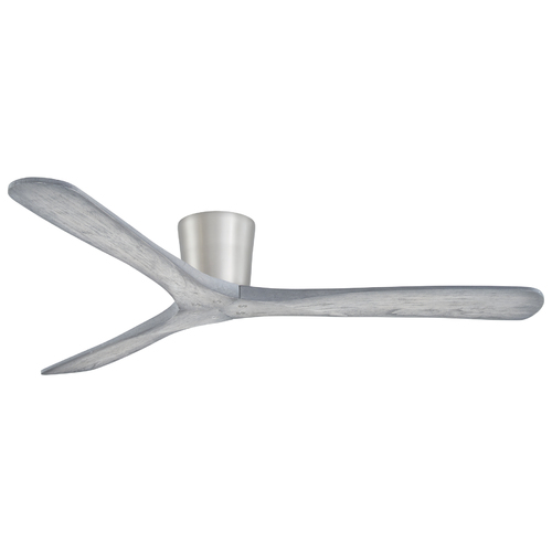 Avtur 60-Inch Damp-Rated Ceiling Fan in Brushed Steel by Minka Aire