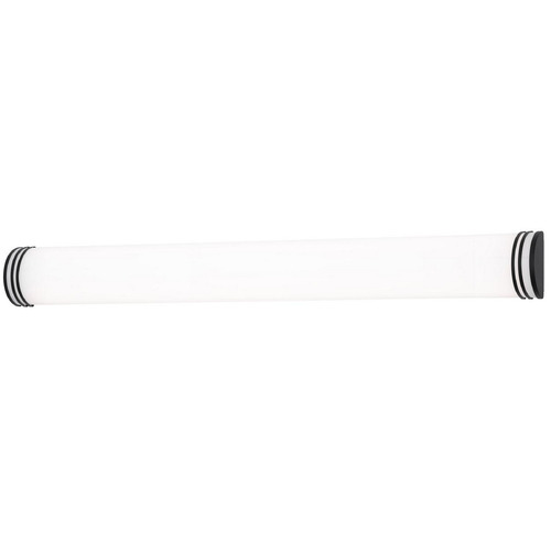 AFX Lighting Afx Lighting Palmer Black LED Vertical Bathroom Light PLMV4806LAJUDBK