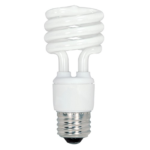 Satco Lighting Compact Fluorescent T2 Light Bulb Medium Base 2700K by Satco Lighting S6277