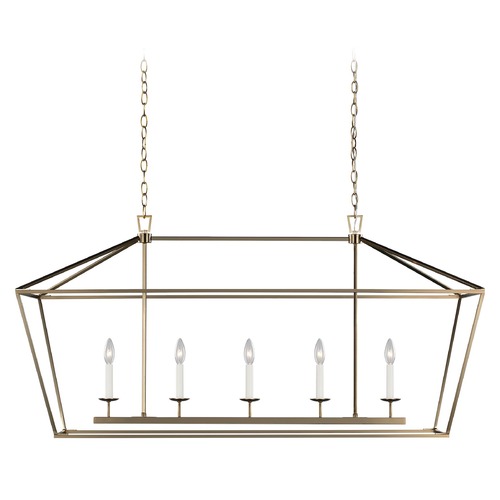 Visual Comfort Studio Collection Dianna Satin Brass LED Island Light by Visual Comfort Studio 6692605EN-848