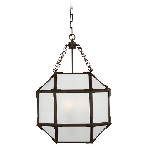 Visual Comfort Signature Collection Suzanne Kasler Morris Small Lantern in Antique Zinc by Visual Comfort Signature SK5008AZFG