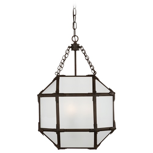 Suzanne Kasler Morris Small Lantern in Antique Zinc by Visual Comfort Signature
