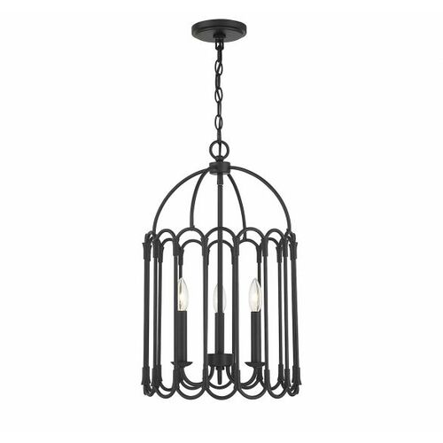 Meridian 14-Inch Pendant in Matte Black by Meridian M30011MBK