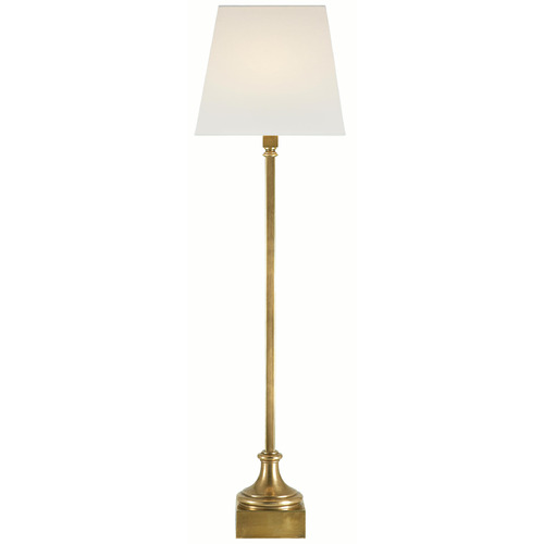 Cawdor Antique-Burnished Brass Buffet Lamp