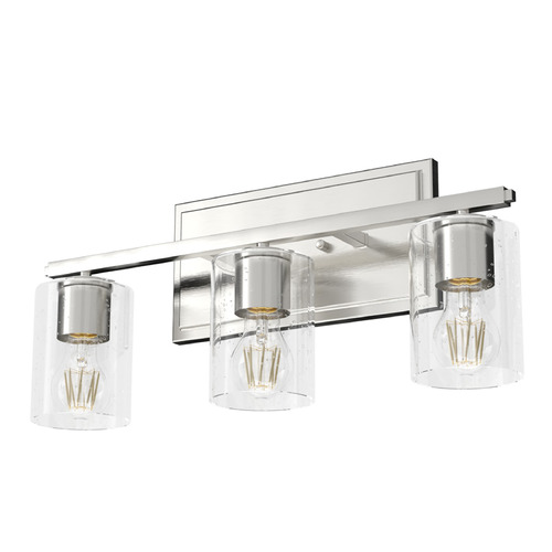 Hunter Fan Company Kerrison Brushed Nickel Bathroom Light