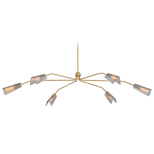 Hinkley Altman Lacquered Brass LED Chandelier