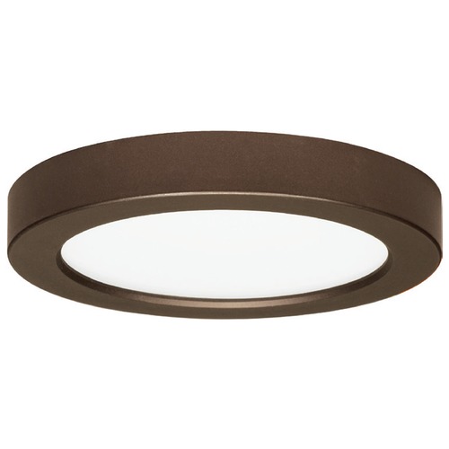 Design Classics Lighting LED Flush Mount Ceiling Light Round Bronze 7-Inch 2700K 120V 8330-27-BZ