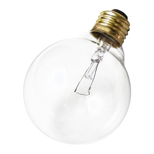 Satco Lighting Incandescent G30 Light Bulb Medium Base 120V by Satco S3651