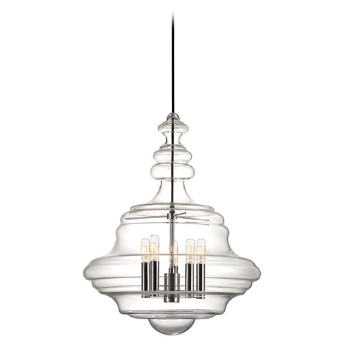 Hudson Valley Lighting Washington 5-Light Pendant in Polished Nickel by Hudson Valley Lighting 4020-PN