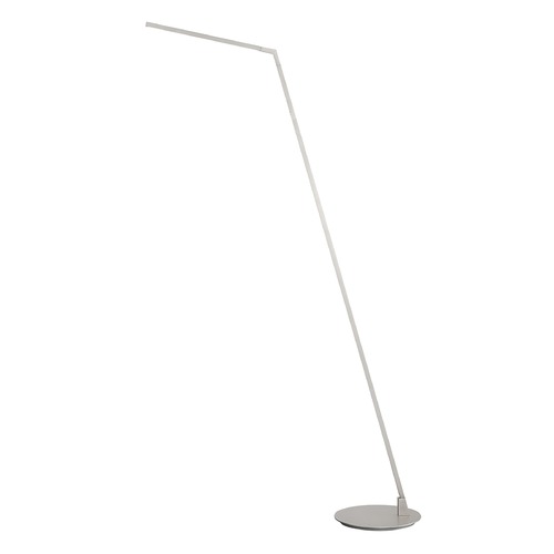 Miter Brushed Nickel LED Floor Lamp by Kuzco Lighting