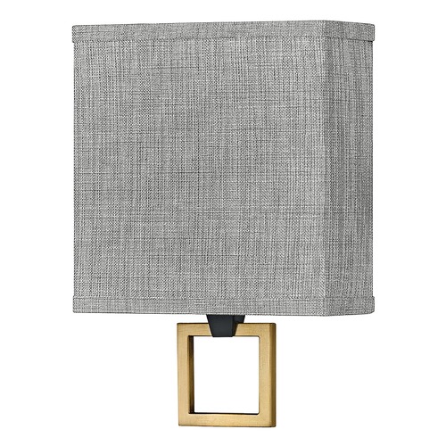 Hinkley Link LED Wall Sconce in Black & Heritage Brass by Hinkley Lighting 41301BK