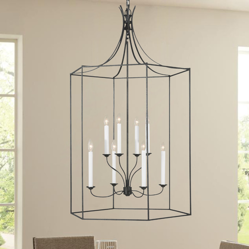 Visual Comfort Studio Collection Alexa Hampton 48.25-Inch Bantry House Smith Steel Pendant by Visual Comfort Studio AC1038SMS