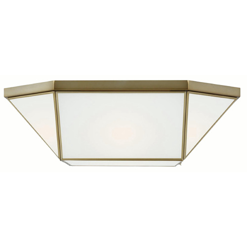 Visual Comfort Studio Collection Suzanne Kasler Morrison Satin Brass Flushmount Light
