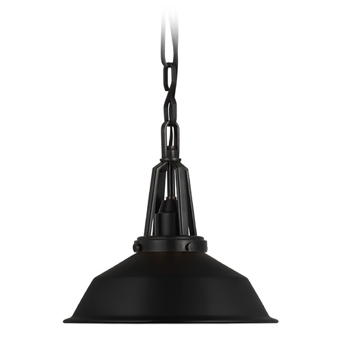 Visual Comfort Signature Collection Chapman & Myers Layton 10-Inch Pendant in Bronze by Visual Comfort Signature CHC5460BZBLK