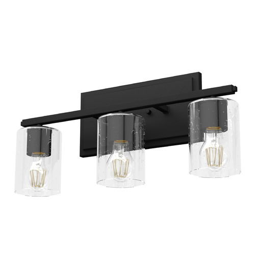 Hunter Fan Company Kerrison Natural Black Iron Bathroom Light